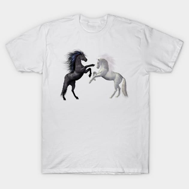 Horse duo T-Shirt by Well well well